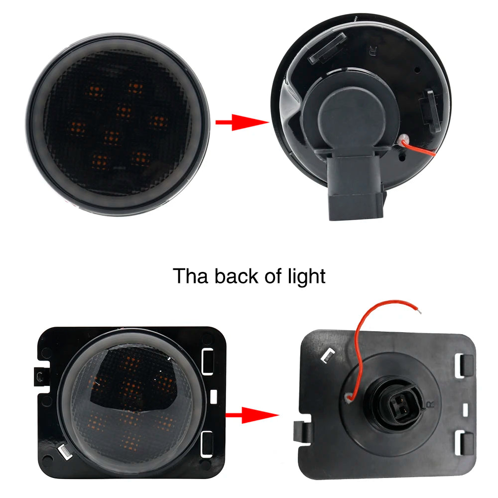 Luces delanteras Jeep
