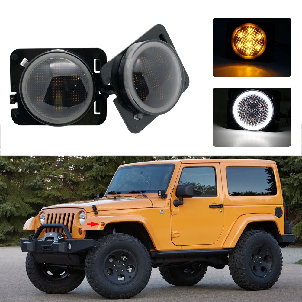 Luces delanteras Jeep