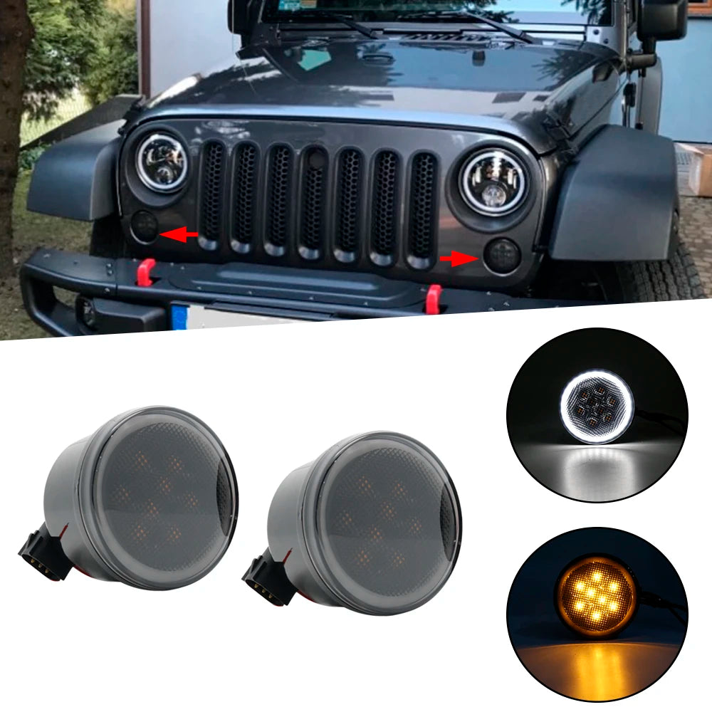 Luces delanteras Jeep
