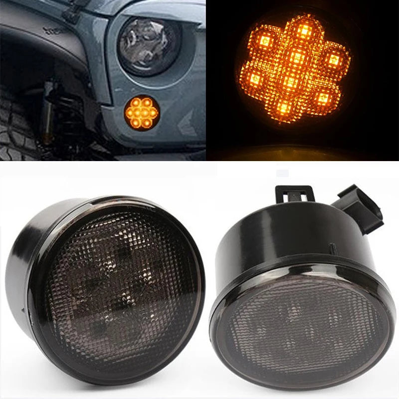 Luces delanteras Jeep