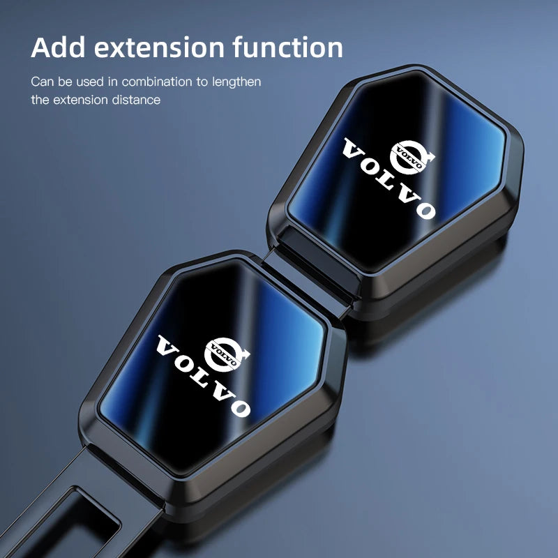 Hebilla extensora para cinturon de seguridad